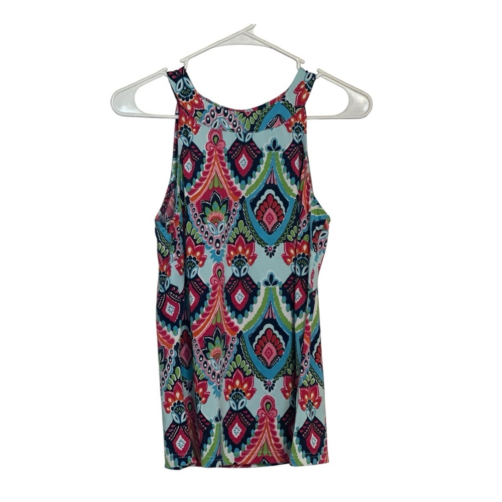 Buckhead Betties Boho Multicolor Tank Top Small Sleeveless Boutique NWOT